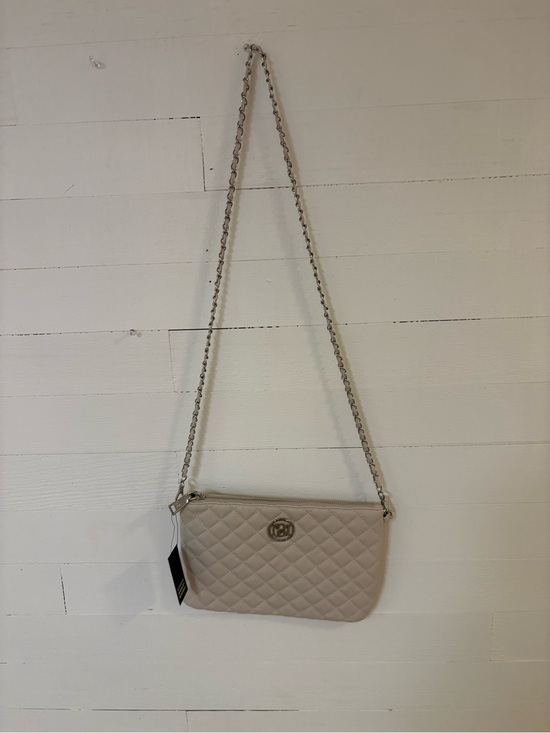 Badgley Mischka Handbags - Studio Badgley Mischka Quilted Ivory Chain Crossbody Clutch NWT